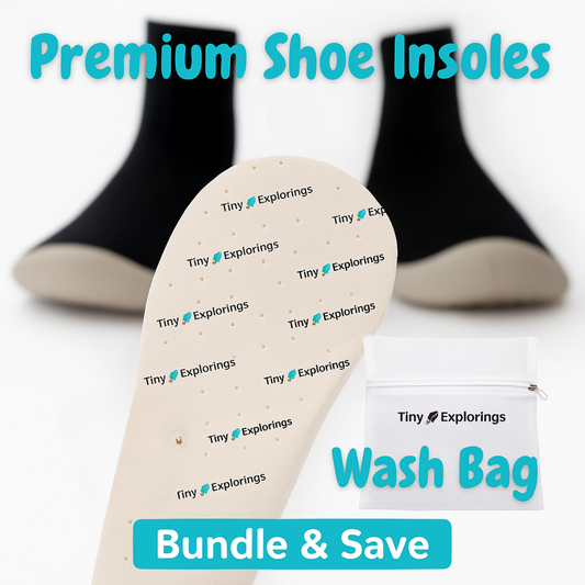 Premium Shoe Insoles + Wash Bag